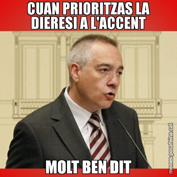CUAN PRIORITZAS LA DIERESI A L'ACCENT MOLT BEN DIT - Pere Navarro