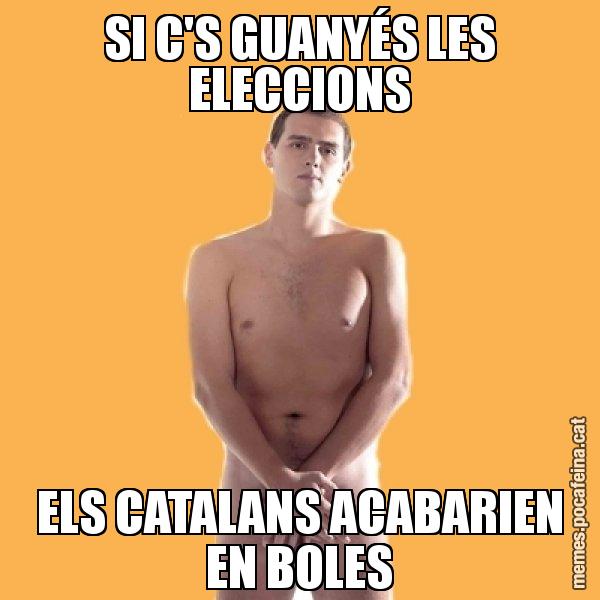 SI C'S GUANYÉS LES ELECCIONS ELS CATALANS ACABARIEN EN BOLES - Albert Rivera