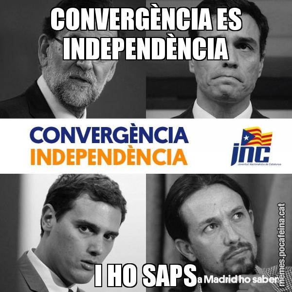 CONVERGÈNCIA ES INDEPENDÈNCIA I HO SAPS