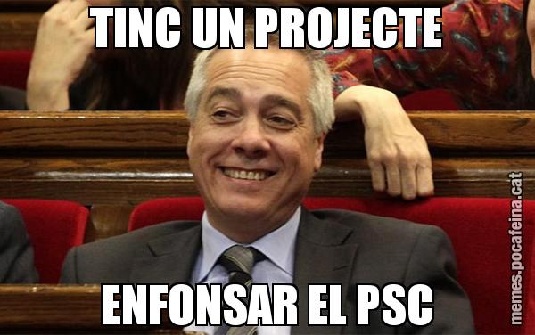 TINC UN PROJECTE ENFONSAR EL PSC