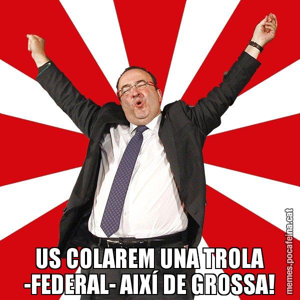 US COLAREM UNA TROLA -FEDERAL- AIXÍ DE GROSSA! - Miquel Iceta - 27S