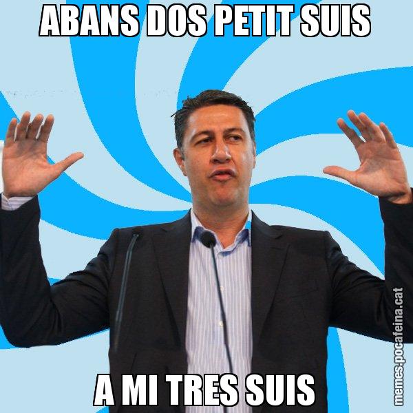 ABANS DOS PETIT SUIS A MI TRES SUIS - Xavier García Albiol - 27S