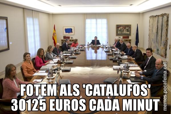 FOTEM ALS 'CATALUFOS' 30125 EUROS CADA MINUT