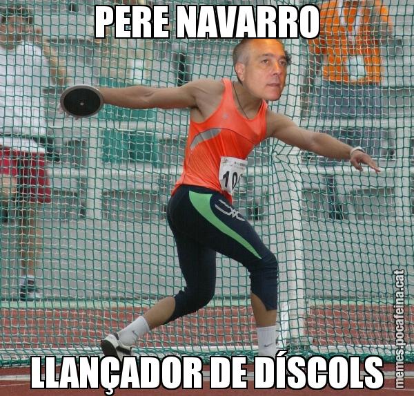 PERE NAVARRO LLANÇADOR DE DÍSCOLS