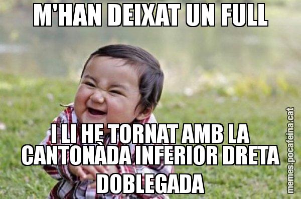 M'HAN DEIXAT UN FULL I LI HE TORNAT AMB LA CANTONÀDA INFERIOR DRETA DOBLEGADA - El diabòlic nen asiàtic