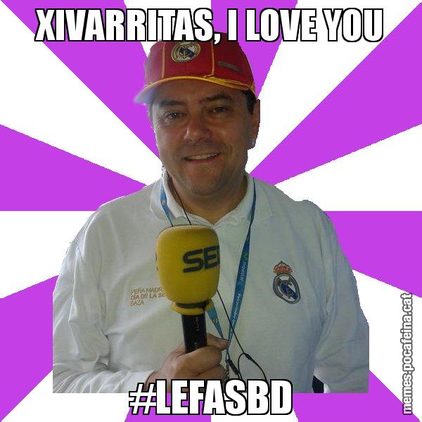 XIVARRITAS, I LOVE YOU #LEFASBD - Tomás Roncero