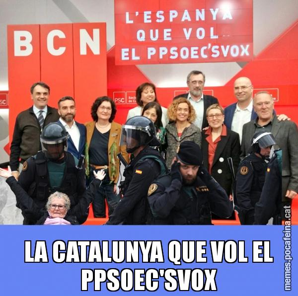 LA CATALUNYA QUE VOL EL PPSOEC'SVOX