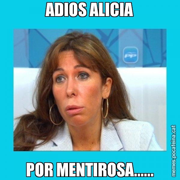 ADIOS ALICIA POR MENTIROSA...... - Alícia Sánchez Camacho