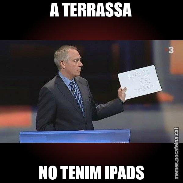 A TERRASSA NO TENIM IPADS - Navarro Paper