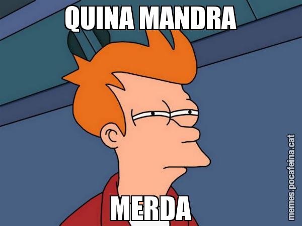 QUINA MANDRA MERDA - Futurama Fry