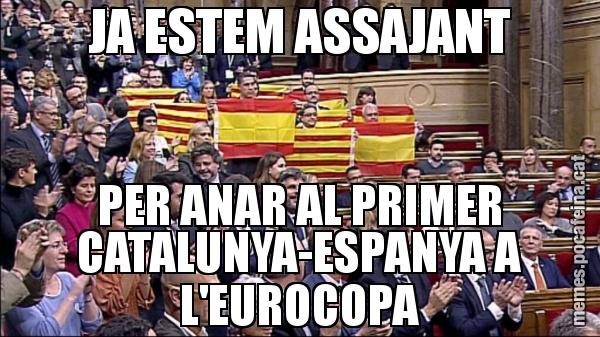 JA ESTEM ASSAJANT PER ANAR AL PRIMER CATALUNYA-ESPANYA A L'EUROCOPA