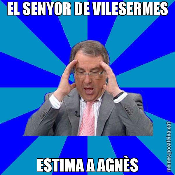 EL SENYOR DE VILESERMES ESTIMA A AGNÈS - Cuní Telepatia