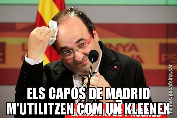 ELS CAPOS DE MADRID M'UTILITZEN COM UN KLEENEX