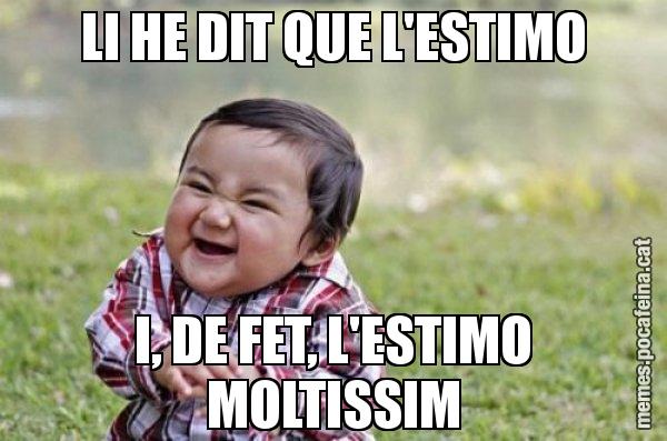 LI HE DIT QUE L'ESTIMO I, DE FET, L'ESTIMO MOLTISSIM - El diabòlic nen asiàtic