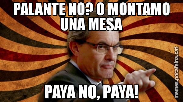 PALANTE NO? O MONTAMO UNA MESA PAYA NO, PAYA!