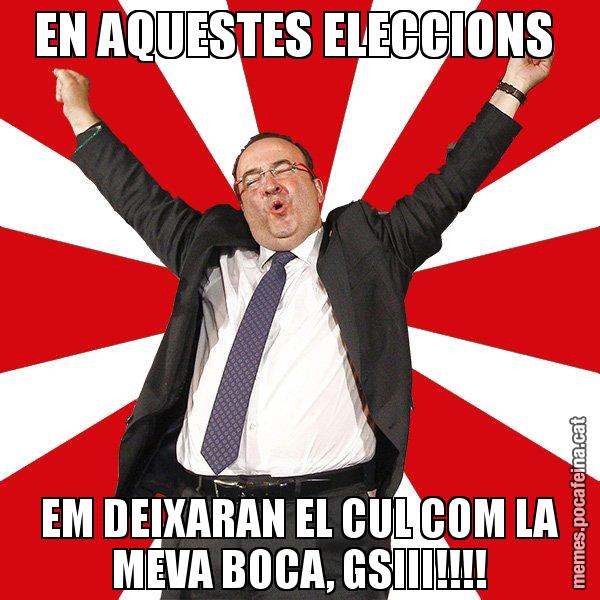 EN AQUESTES ELECCIONS  EM DEIXARAN EL CUL COM LA MEVA BOCA, GSIII!!!! - Miquel Iceta - 27S