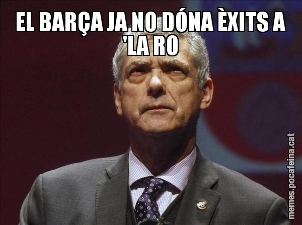 EL BARÇA JA NO DÓNA ÈXITS A 'LA RO