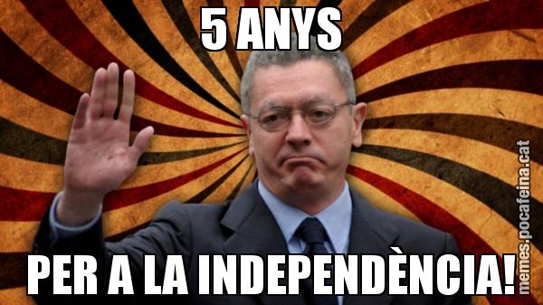 5 ANYS PER A LA INDEPENDÈNCIA!