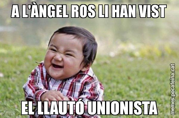 A L'ÀNGEL ROS LI HAN VIST EL LLAUTÓ UNIONISTA - El diabòlic nen asiàtic