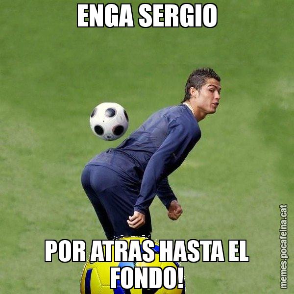 ENGA SERGIO POR ATRAS HASTA EL FONDO! - Cristiano Ronaldo