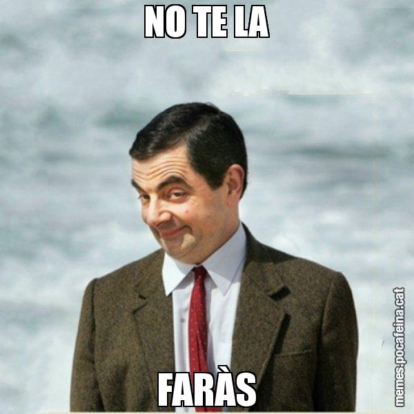 NO TE LA FARÀS - Mr. Bean