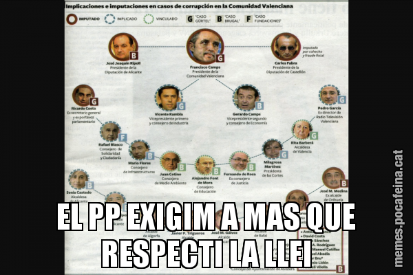 EL PP EXIGIM A MAS QUE RESPECTI LA LLEI