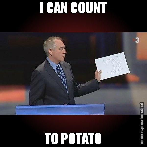 I CAN COUNT TO POTATO - Navarro Paper