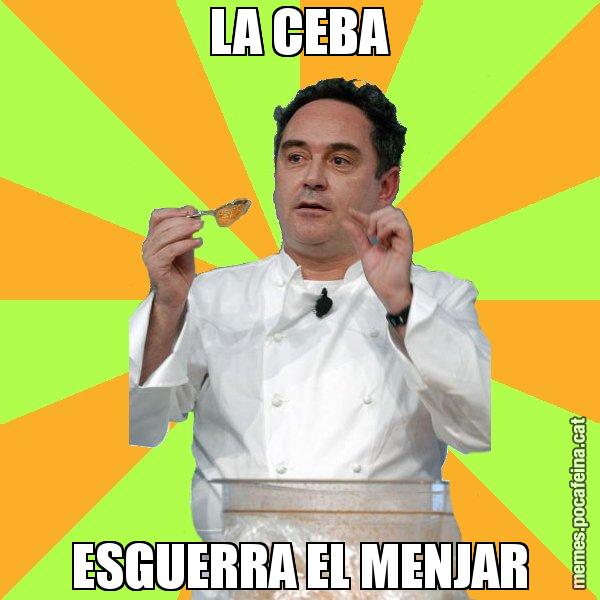 LA CEBA ESGUERRA EL MENJAR - Ferran Adrià