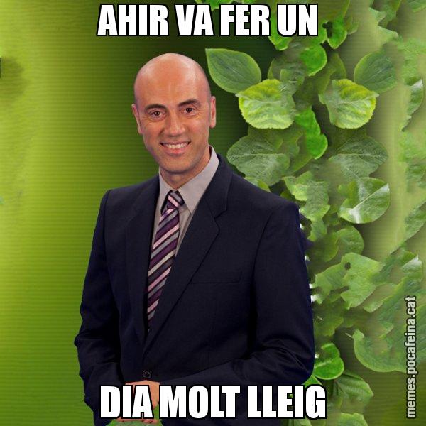 AHIR VA FER UN  DIA MOLT LLEIG - Tomàs Molina