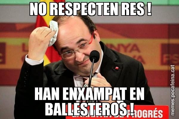 NO RESPECTEN RES ! HAN ENXAMPAT EN BALLESTEROS !