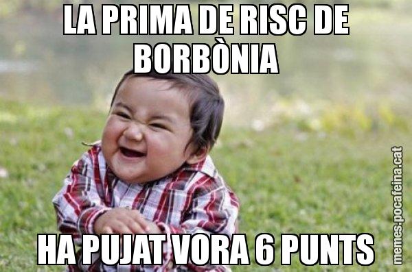 LA PRIMA DE RISC DE BORBÒNIA HA PUJAT VORA 6 PUNTS - El diabòlic nen asiàtic