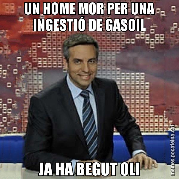 UN HOME MOR PER UNA INGESTIÓ DE GASOIL JA HA BEGUT OLI - Trollicer