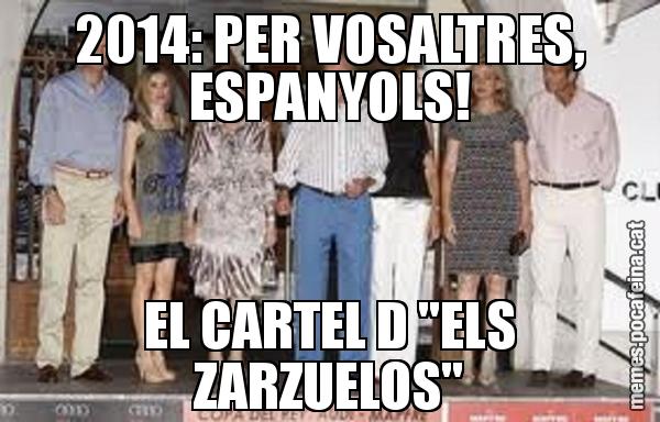 2014: PER VOSALTRES, ESPANYOLS! EL CARTEL D "ELS ZARZUELOS"