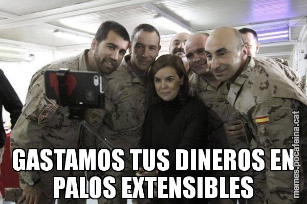 GASTAMOS TUS DINEROS EN PALOS EXTENSIBLES