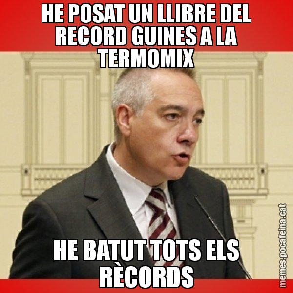 HE POSAT UN LLIBRE DEL RECORD GUINES A LA TERMOMIX HE BATUT TOTS ELS RÈCORDS - Pere Navarro