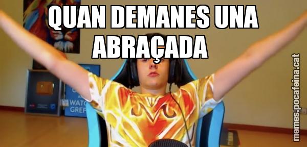 QUAN DEMANES UNA ABRAÇADA