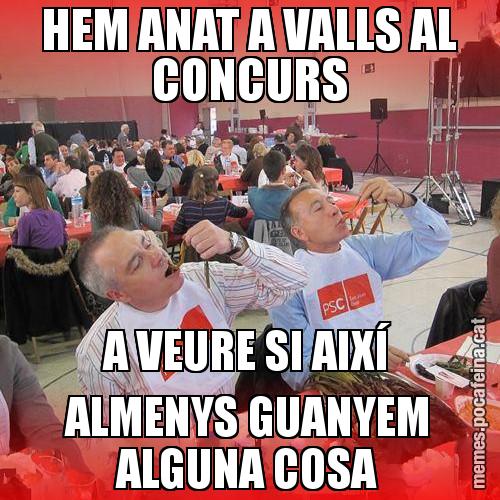 HEM ANAT A VALLS AL CONCURS A VEURE SI AIXÍ ALMENYS GUANYEM ALGUNA COSA - CalPSCotada