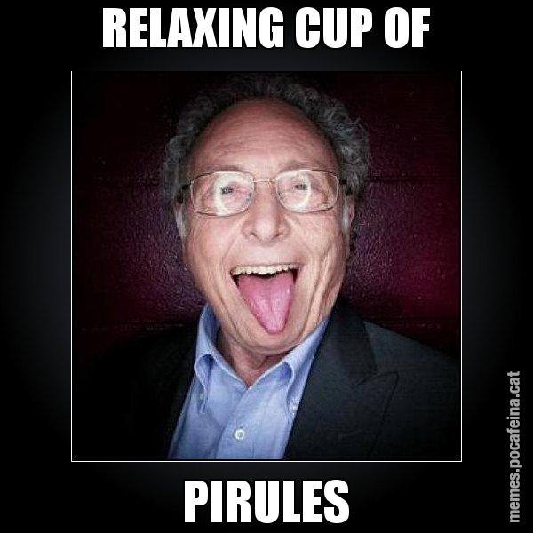 RELAXING CUP OF PIRULES - Punset llengua
