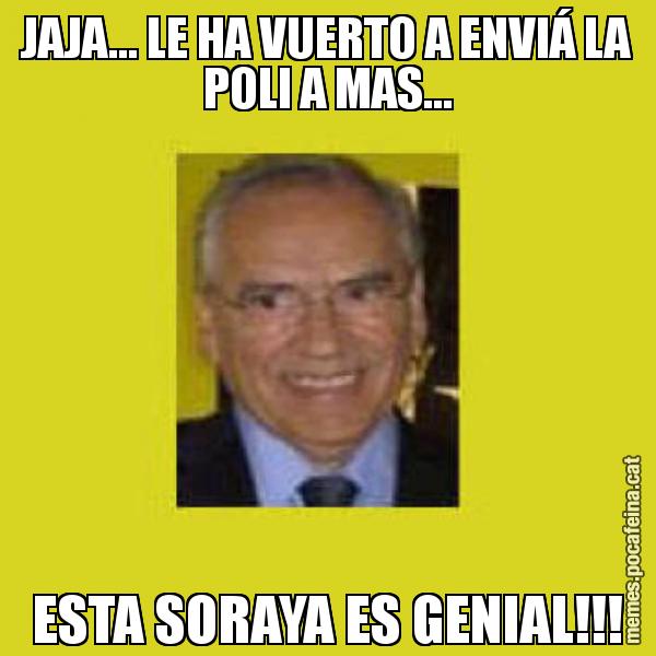 JAJA... LE HA VUERTO A ENVIÁ LA POLI A MAS... ESTA SORAYA ES GENIAL!!!
