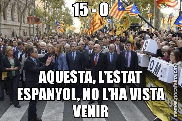 15 - O AQUESTA, L'ESTAT ESPANYOL, NO L'HA VISTA VENIR