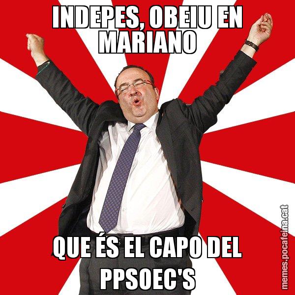 INDEPES, OBEIU EN MARIANO QUE ÉS EL CAPO DEL PPSOEC'S - Miquel Iceta - 27S