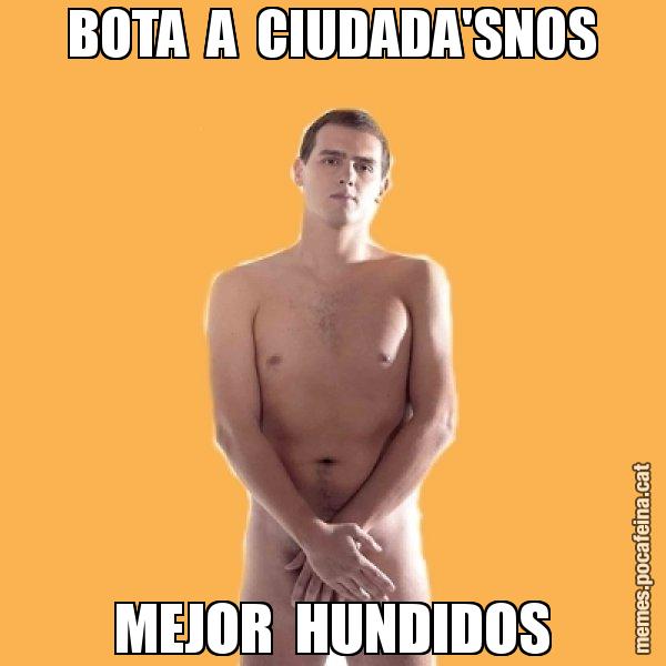 BOTA  A  CIUDADA'SNOS MEJOR  HUNDIDOS - Albert Rivera
