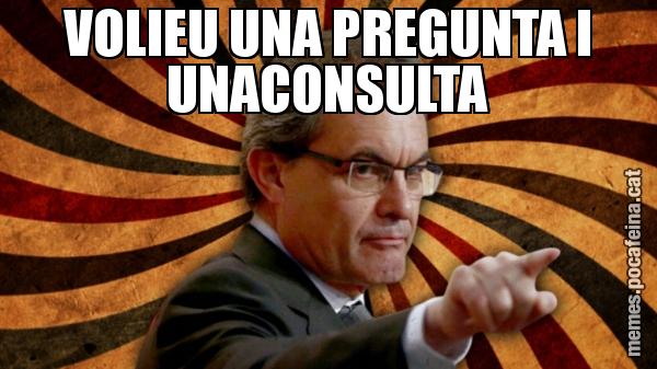 VOLIEU UNA PREGUNTA I UNACONSULTA