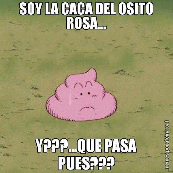 SOY LA CACA DEL OSITO ROSA... Y???...QUE PASA PUES??? - Caca