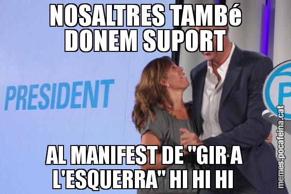 NOSALTRES TAMBé DONEM SUPORT AL MANIFEST DE "GIR A L'ESQUERRA" HI HI HI