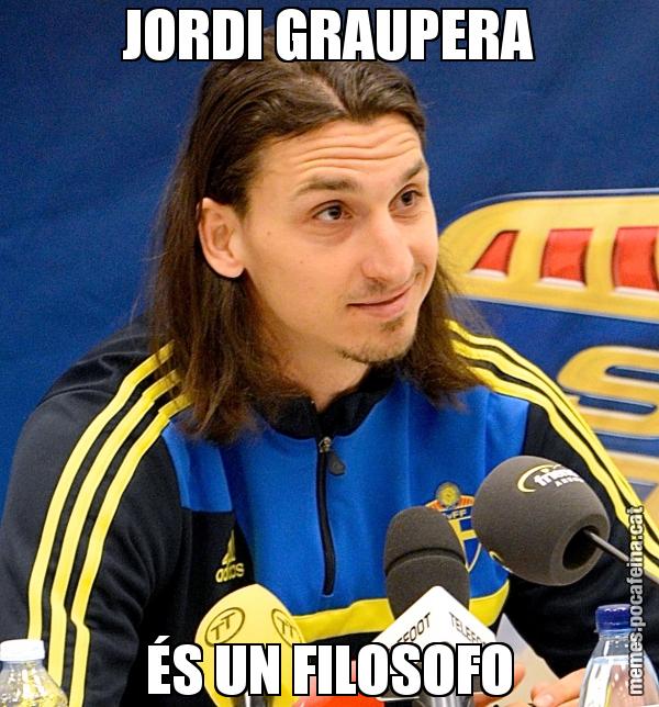 JORDI GRAUPERA ÉS UN FILOSOFO