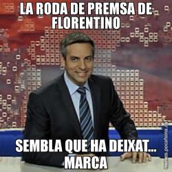 LA RODA DE PREMSA DE FLORENTINO SEMBLA QUE HA DEIXAT... MARCA