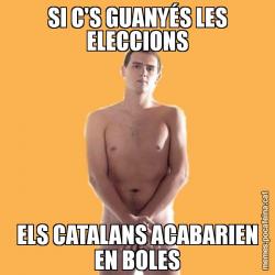 SI C'S GUANYÉS LES ELECCIONS ELS CATALANS ACABARIEN EN BOLES