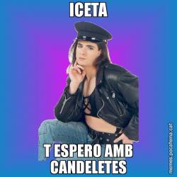 ICETA T ESPERO AMB CANDELETES