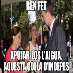 BEN FET APUJAR-LOS L'AIGUA. AQUESTA COLLA D'INDEPES